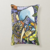 抽象的な象のアクセントの枕 アクセントクッション (正面(垂直))