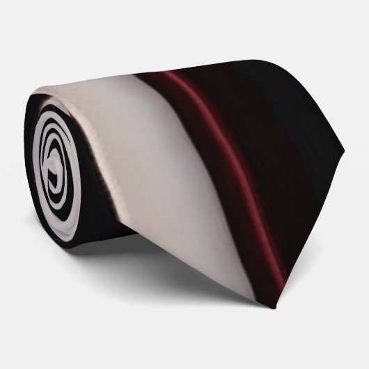 抽象的な赤と黒のライン トレンディコレクション ネクタイ (ロール)
