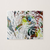 抽象的な赤血球の医学のギフト ジグソーパズル (横)