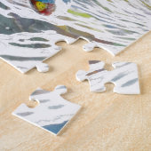 抽象的な赤血球の医学のギフト ジグソーパズル (側面)