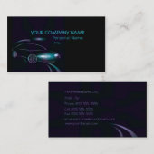 抽象的な車ビジネス名刺 名刺 (正面/裏面)