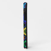 抽象的な輝く花とシュールな花 Case-Mate iPhoneケース (裏面/左)
