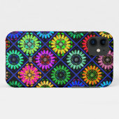 抽象的な輝く花とシュールな花 Case-Mate iPhoneケース (裏面(横))