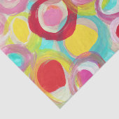 抽象的な近代美術の円の絵画のパーティー 薄葉紙 (詳細)