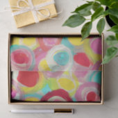 抽象的な近代美術の円の絵画のパーティー 薄葉紙 (ギフト)