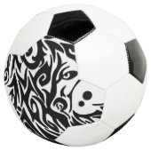 抽象的な部族の狼 サッカーボール (3/4)