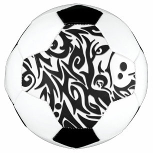 抽象的な部族の狼 サッカーボール
