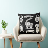 抽象的な部族芸術のアフリカ クッション (椅子)