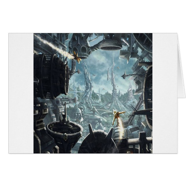 抽象的な都市宇宙局 (正面横)