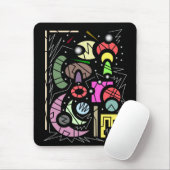 抽象的な都市12 マウスパッド (マウス)