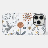 抽象的な野の花 iPhoneケース (裏面横)
