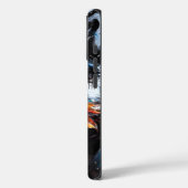 抽象的な野生の精神オオカミ Case-Mate iPhoneケース (裏面 / 左)