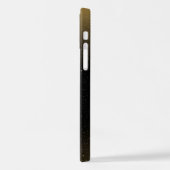 抽象的な金のスパークル模様 iPhoneケース (左側面)