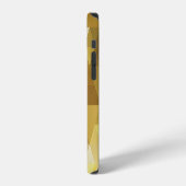 抽象的な金の三角形のテクスチャ iPhoneケース (左側面)