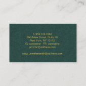 抽象的な金勾配の質。 テキスト 名刺 (裏面)