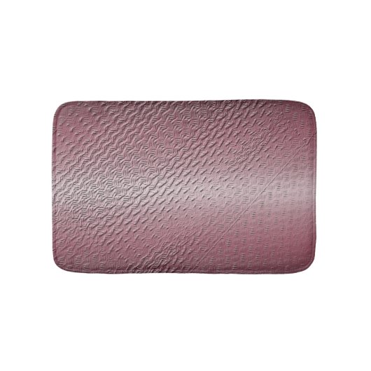 抽象的な金属ブラシをかけられた表面 バスマット (正面)