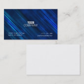 抽象的な金属名刺 名刺 (正面/裏面)