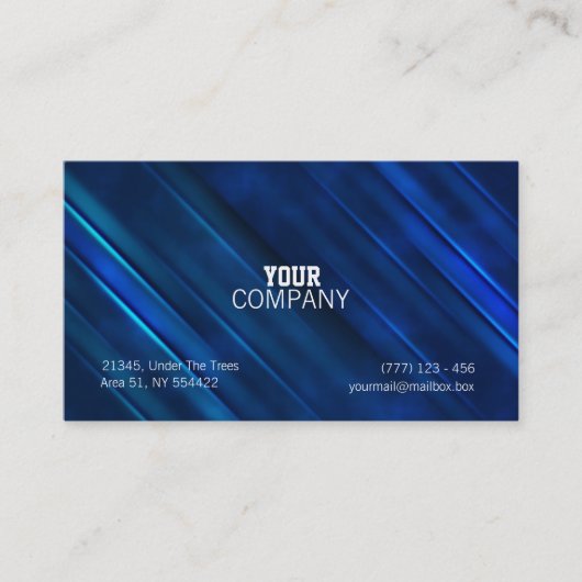 抽象的な金属名刺 名刺 (正面)