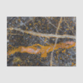 抽象的な金色の白い線の岩のテクスチャ 薄葉紙 (正面)