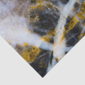 抽象的な金色の白い線の岩の質感 薄葉紙 (詳細)