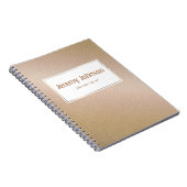 抽象的な金表面の質 ノートブック (右側)