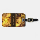 抽象的な金《写真》ぼけ味 ラゲッジタグ (正面横)