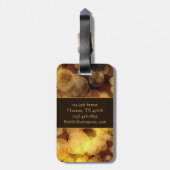 抽象的な金《写真》ぼけ味 ラゲッジタグ (裏面縦)