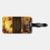 抽象的な金《写真》ぼけ味 ラゲッジタグ (裏面横)