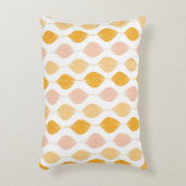 抽象的な金ogeeパターン背景 アクセントクッション (正面(垂直))