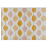 抽象的な金ogeeパターン背景 カッティングボード (正面)