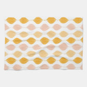 抽象的な金ogeeパターン背景 キッチンタオル (横)