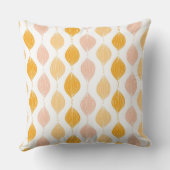 抽象的な金ogeeパターン背景 クッション (裏面)