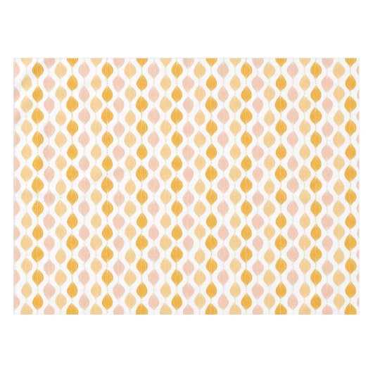 抽象的な金ogeeパターン背景 テーブルクロス (正面(横))