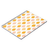 抽象的な金ogeeパターン背景 ノートブック (左側)