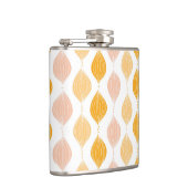 抽象的な金ogeeパターン背景 フラスク (右)