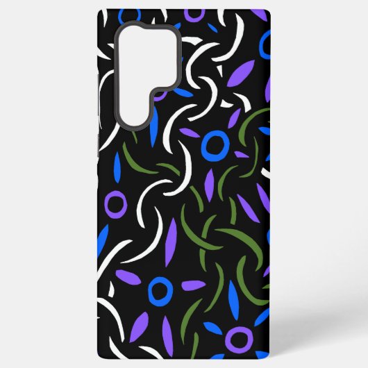抽象的な鎖と輪 SAMSUNG GALAXYケース (裏面)