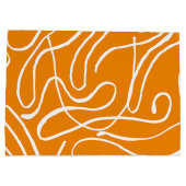 抽象的な雰囲気のパターン ラージペーパーバッグ (裏面)