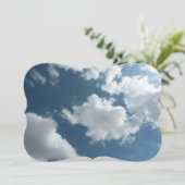 抽象的な雲のスカイフォトグラフィー (スタンド正面)