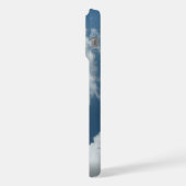 抽象的な雲のスカイフォトグラフィー iPhoneケース (左側面)