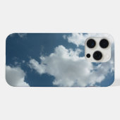 抽象的な雲のスカイフォトグラフィー iPhoneケース (裏面横)
