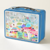 抽象的な雲 メタルランチボックス (裏面)