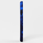 抽象的な青い光の点 Case-Mate iPhoneケース (裏面/右)