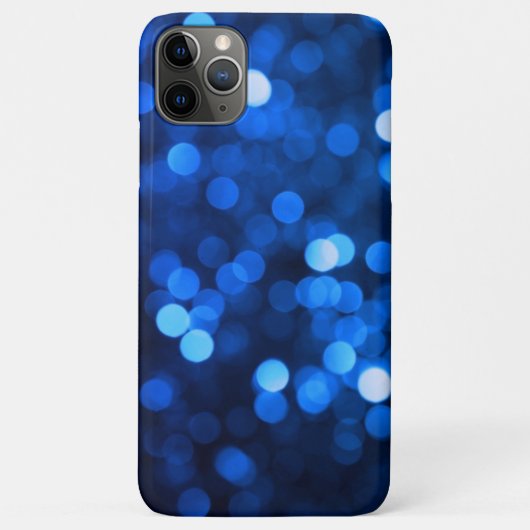 抽象的な青い光の点 Case-Mate iPhoneケース (裏面)
