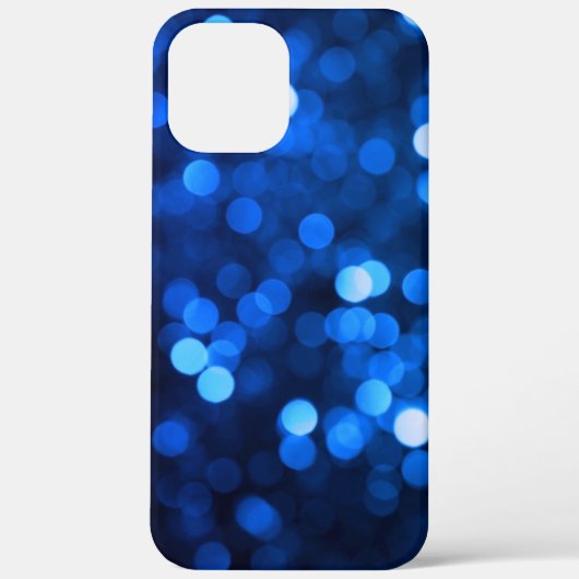 抽象的な青い光の点 Case-Mate iPhoneケース (裏面)