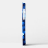 抽象的な青い光の点 Case-Mate iPhoneケース (裏面 / 左)