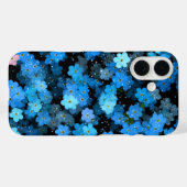 抽象的な青い花 Case-Mate iPhoneケース (裏面 (横))
