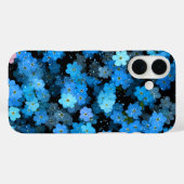 抽象的な青い花 Case-Mate iPhoneケース (裏面 (横))