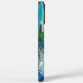 抽象的な青と緑のテクスチャードランドスケープ Case-Mate iPhoneケース (裏面 / 右)