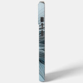 抽象的な青みがかった灰色の花のフラクタルデザイン Case-Mate iPhoneケース (裏面 / 左)