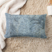 抽象的な青灰色の石造りの質 ランバークッション (ブランケット)